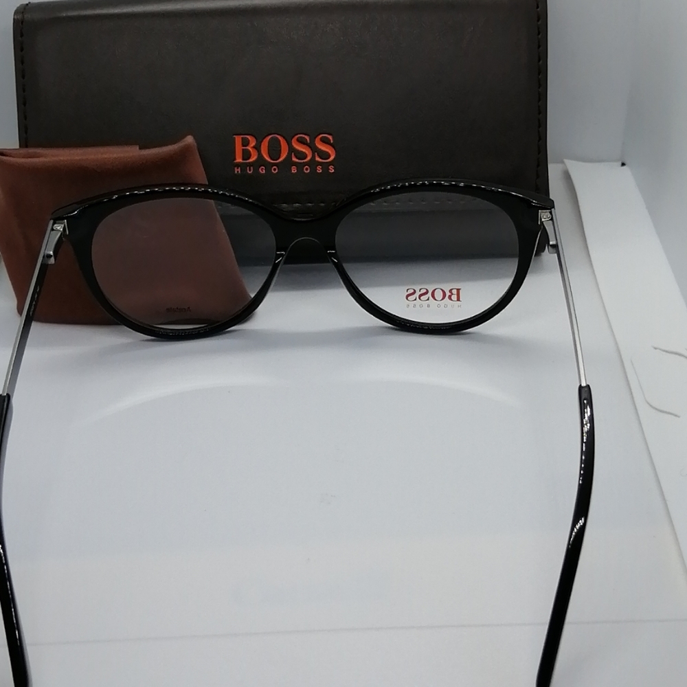 New/Authentic Eyeglass HugoBoss Orange BO0274 BLK - Picture 8 of 8